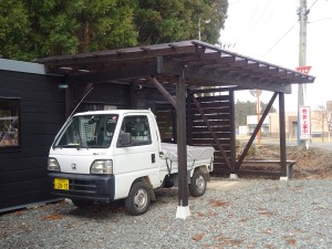 車庫増築塗料